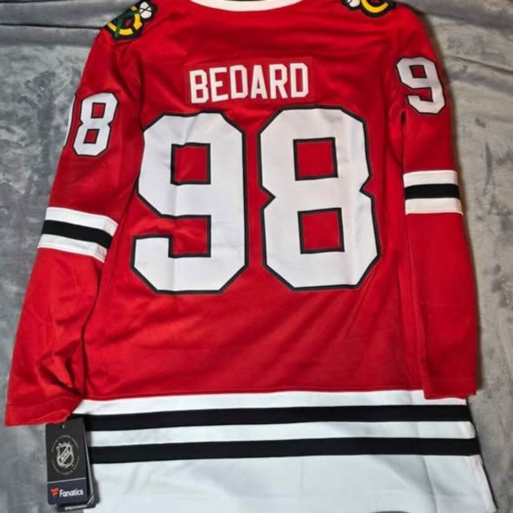 Connor Bedard Chicago Blackhawks Womens Medium Fanatics NHL Jersey